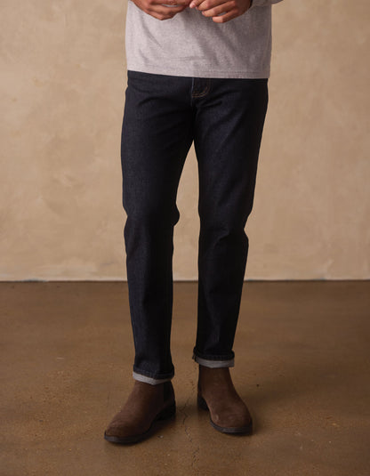 Normal Straight Jean in Vintage Dark Rinse