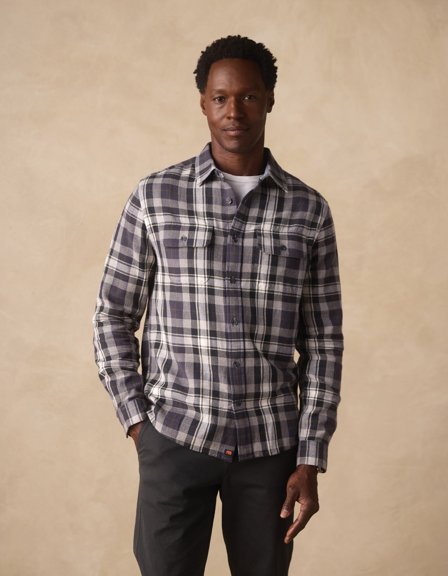 Mountain Overshirt in Grey Plaid – The Normal Brand