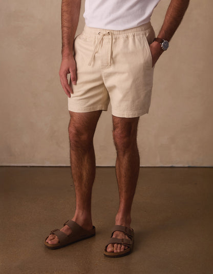 Texstretch Summer Short in Light Khaki