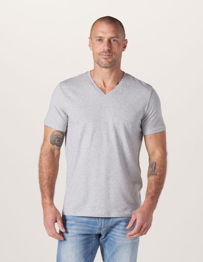 Active Puremeso V-Neck T-Shirt in Grey