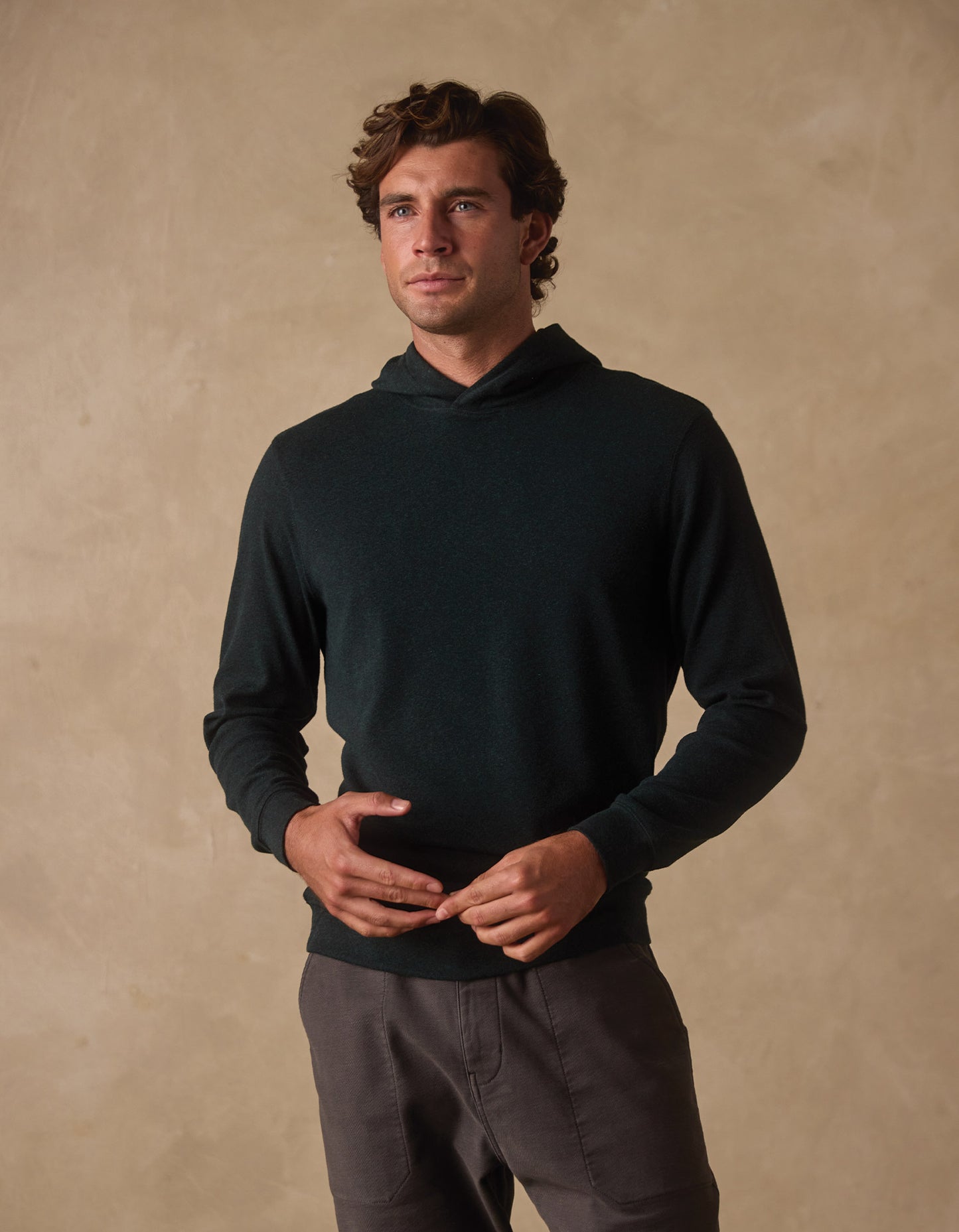 Puremeso Essential Hoodie in Emerald