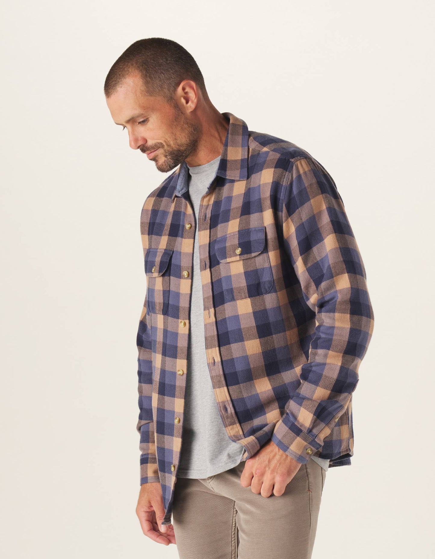 Mountain Overshirt in Maple Plaid