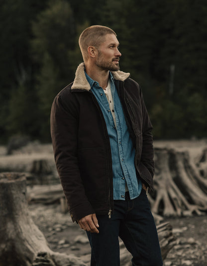 Everyday Canvas Chore Coat in Umber