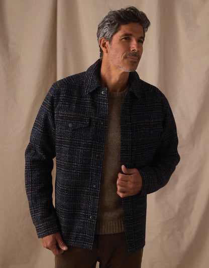 Legend Jacket in Navy Plaid