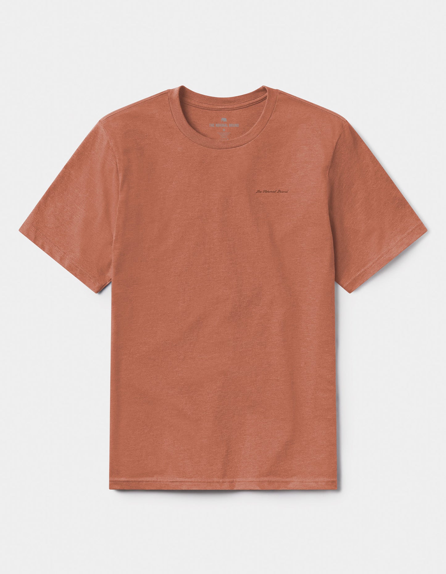 Illustrated Bear Tee in Redwood