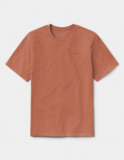 Illustrated Bear Tee in Redwood