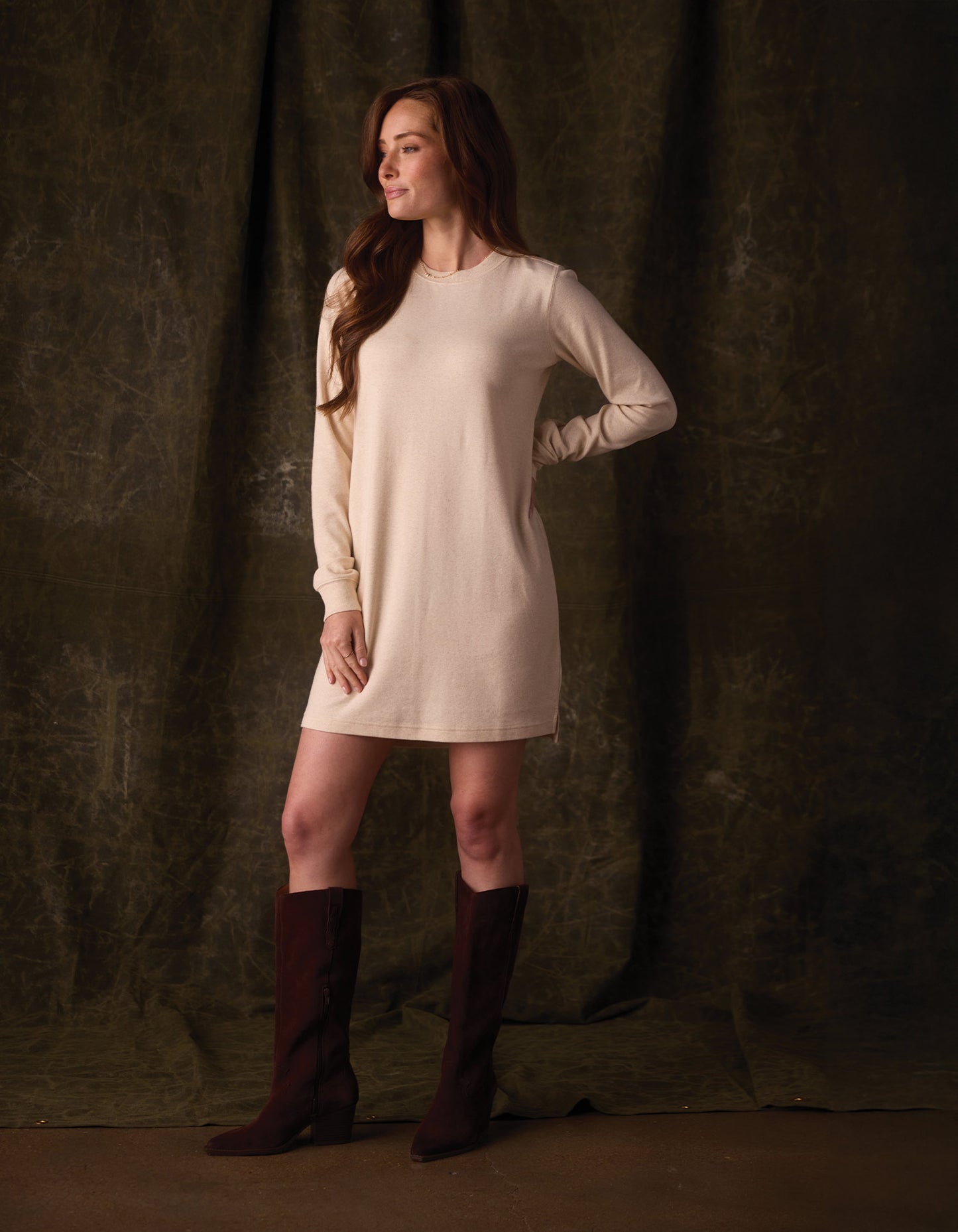 Puremeso Everyday Dress in Fossil