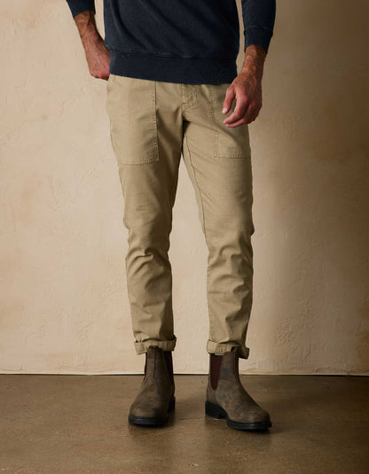 James Canvas Pant in Khaki