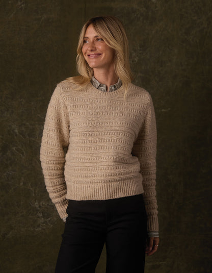 Estelle Crewneck Sweater in Oat