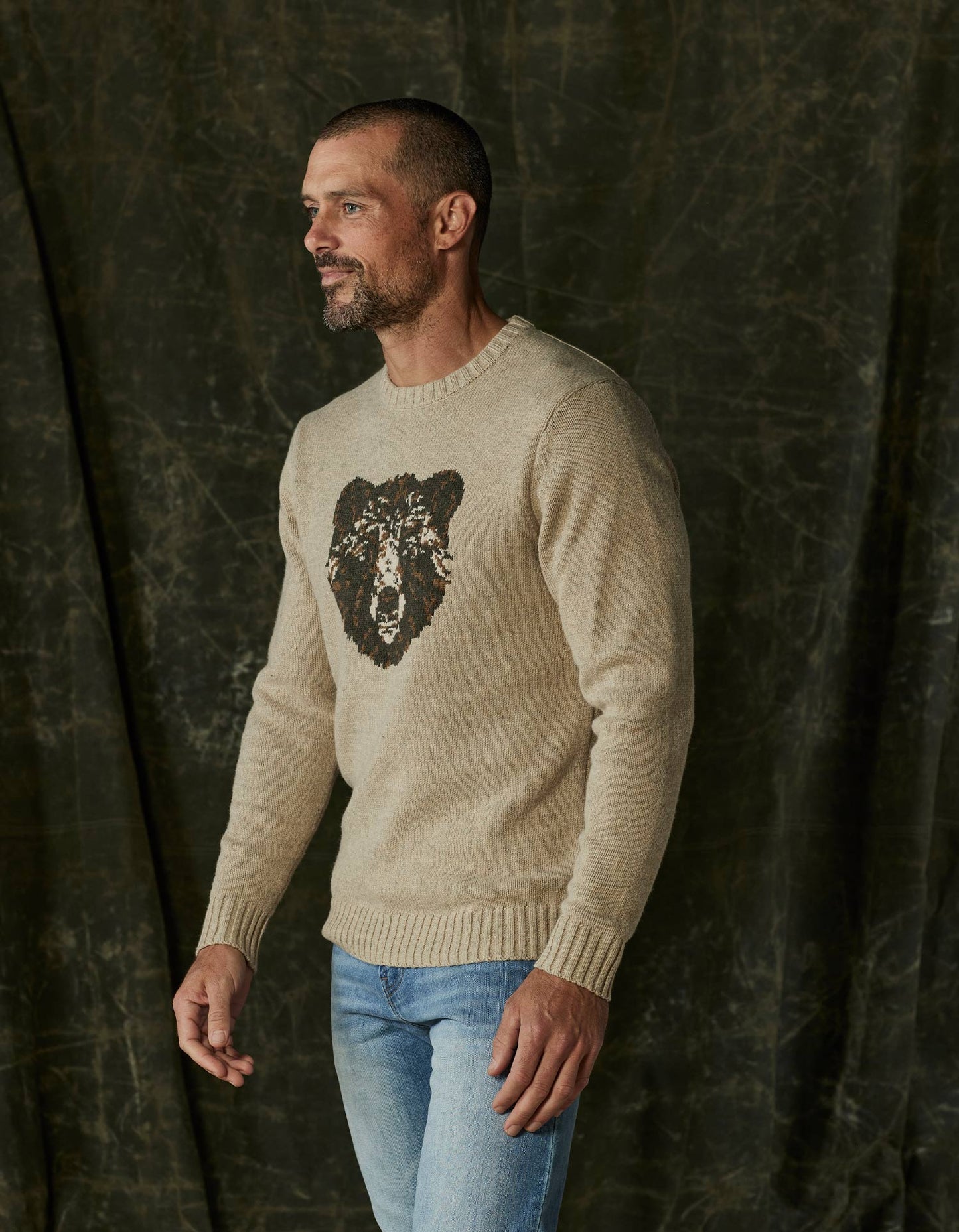 Normal Bear Sweater in Oatmeal