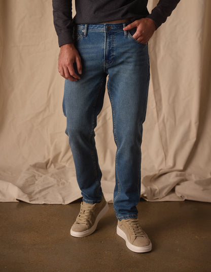 Comfort Terry Jean in Dark Wash