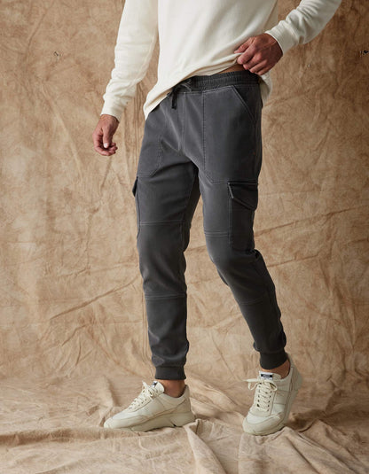 Comfort Terry Jogger in Steel