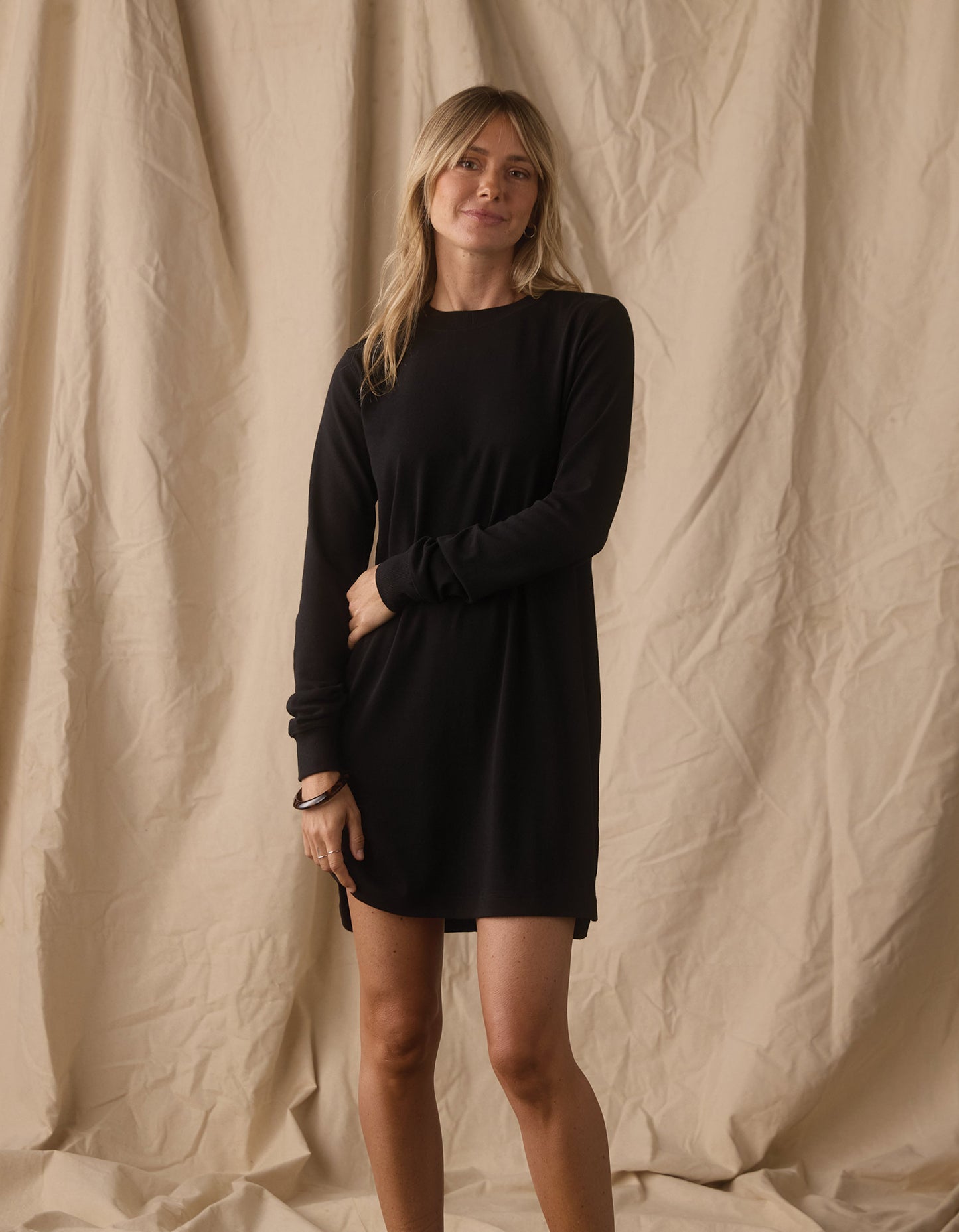 Puremeso Everyday Dress in Black