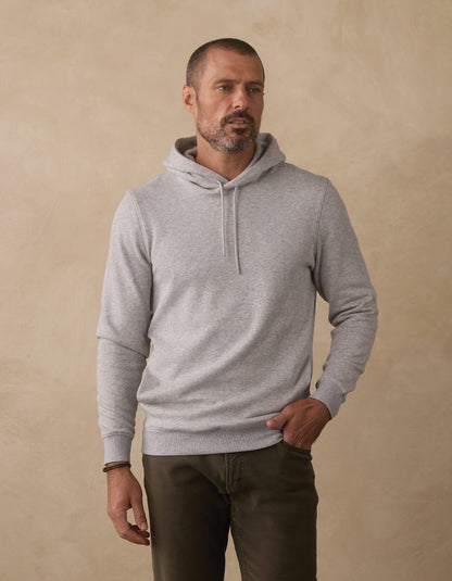 Fleece Puremeso Hoodie in Heather Grey