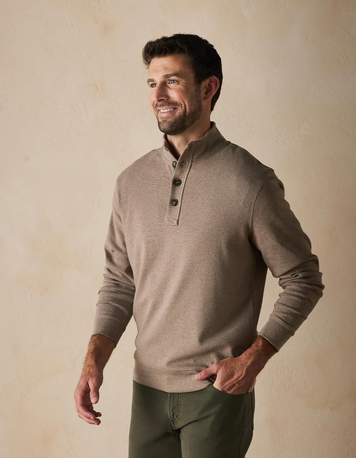 Puremeso Button Popover in Taupe