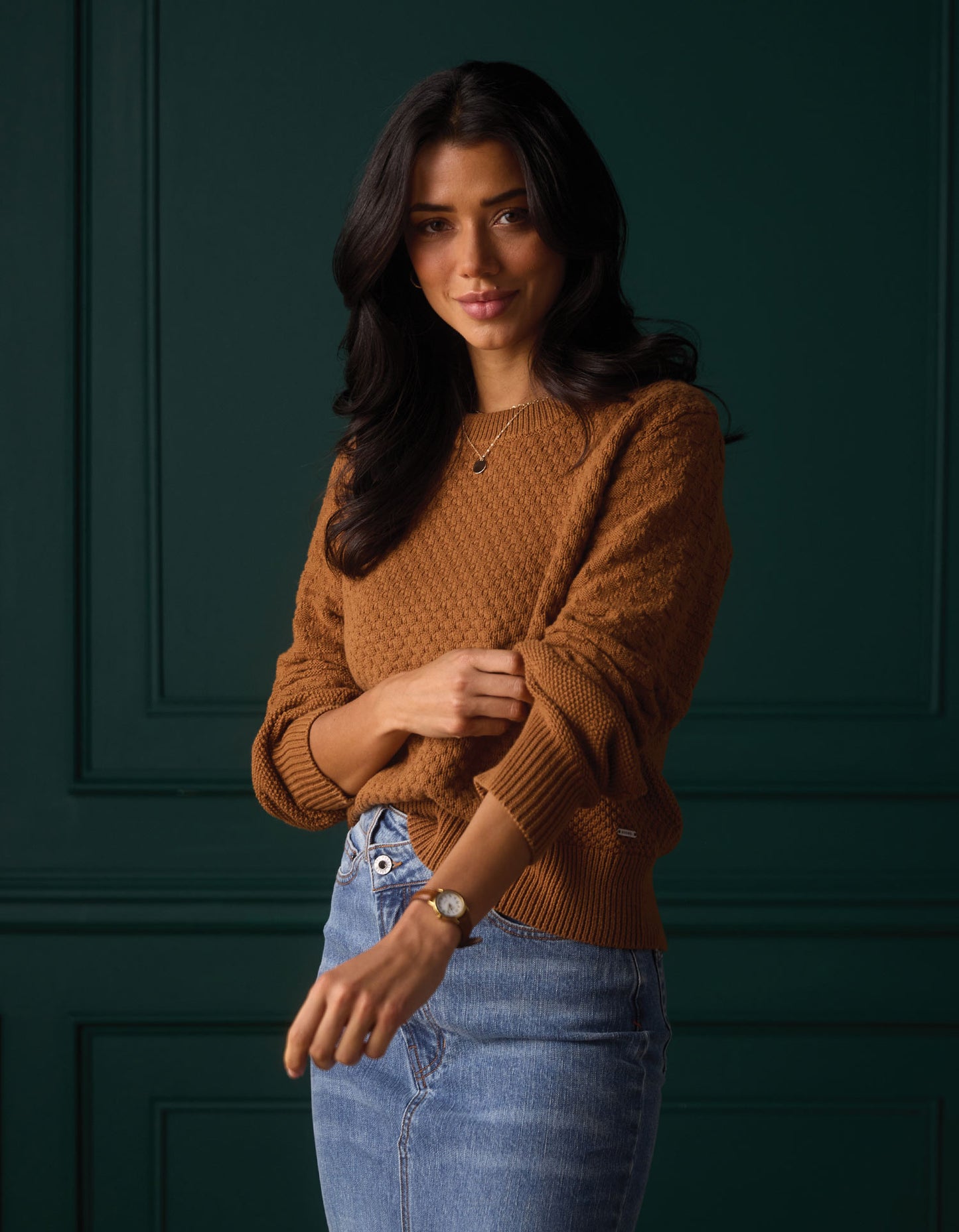 Colette Sweater in Russet