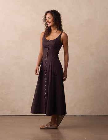 Eleanor Dress in Umber – The Normal Brand