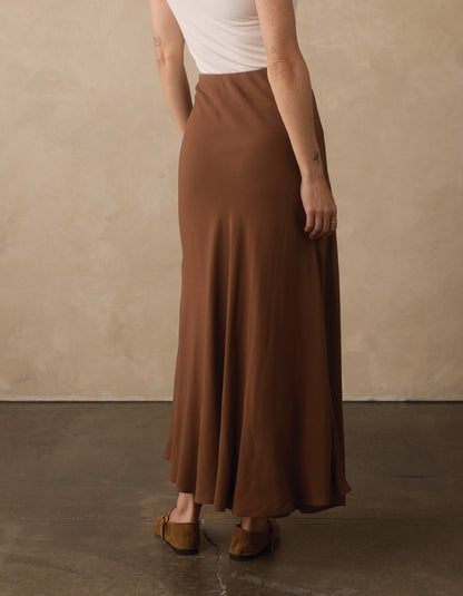 Rose Midi Skirt in Hickory
