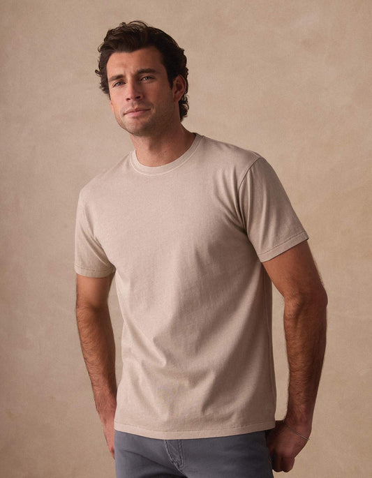Normal Jersey Tee in Pumice
