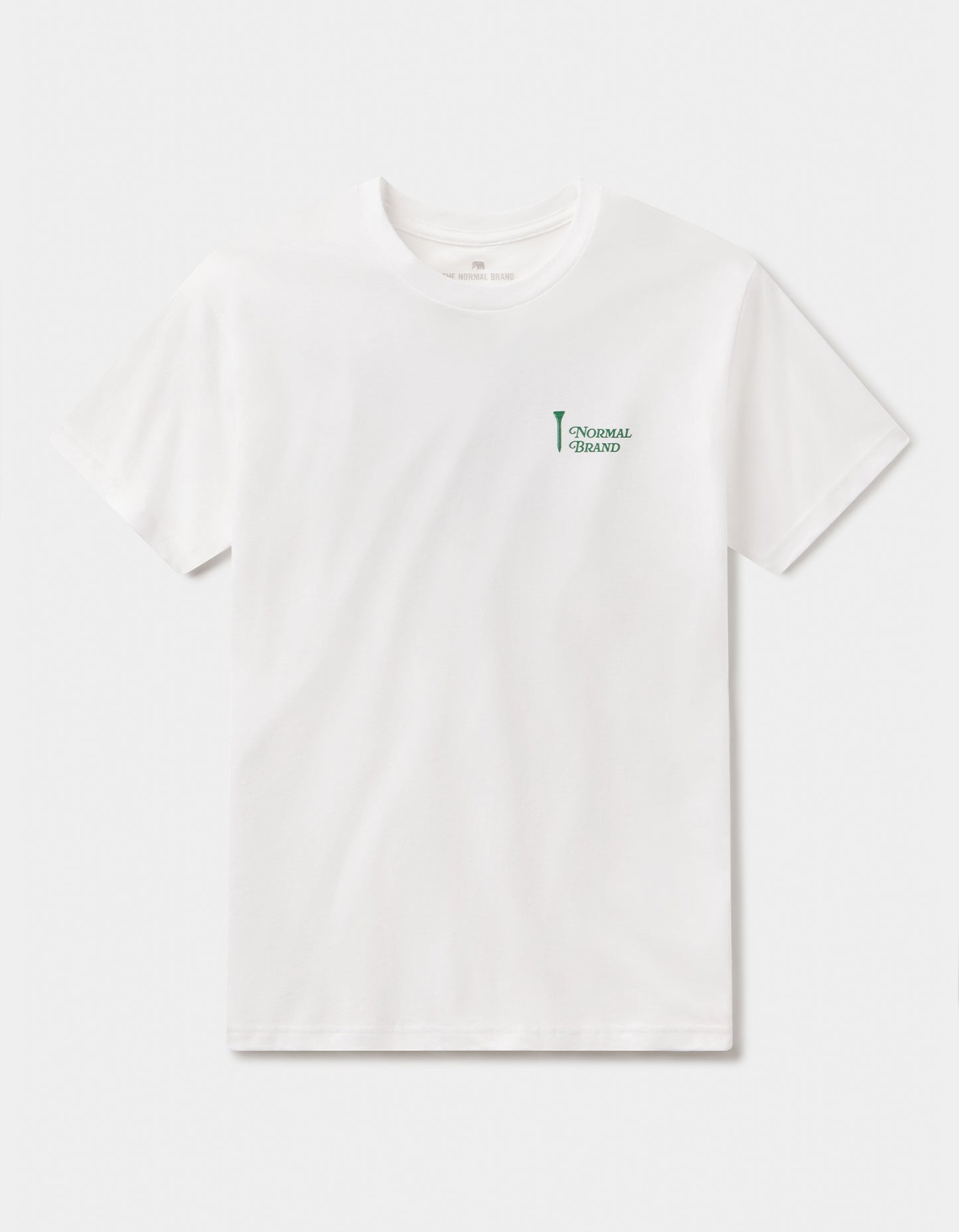 Green Cart Tee in White