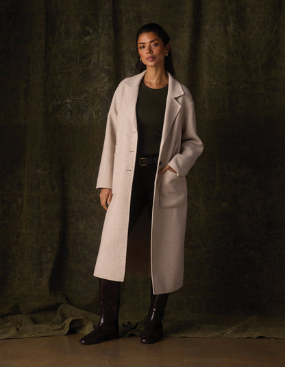 Duster Coat in Oatmeal