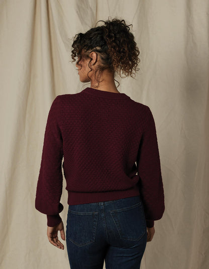 Colette Sweater in Wine