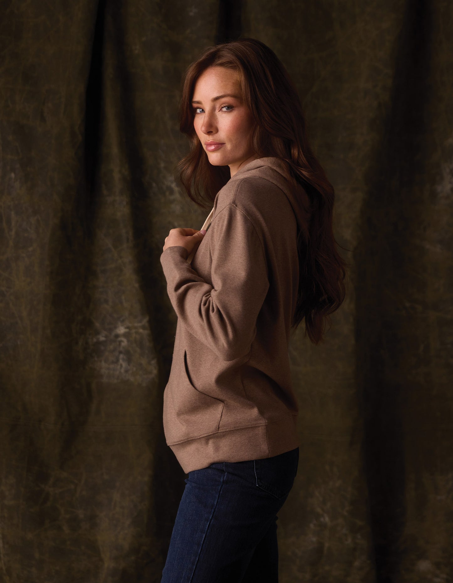 Women's Puremeso Everyday Hoodie in Taupe