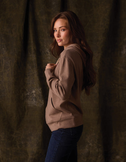 Women's Puremeso Everyday Hoodie in Taupe