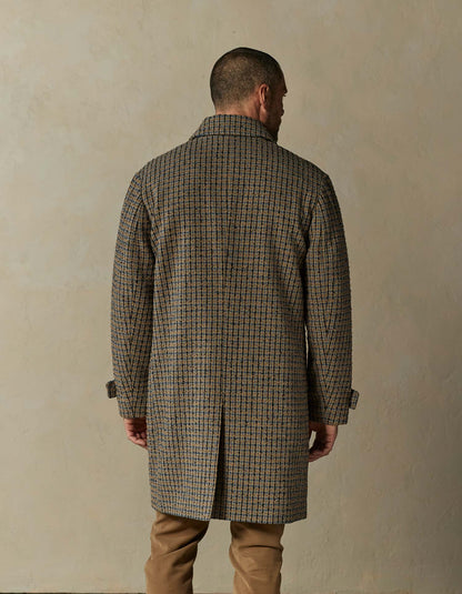 Henry Topcoat in Houndstooth Multi