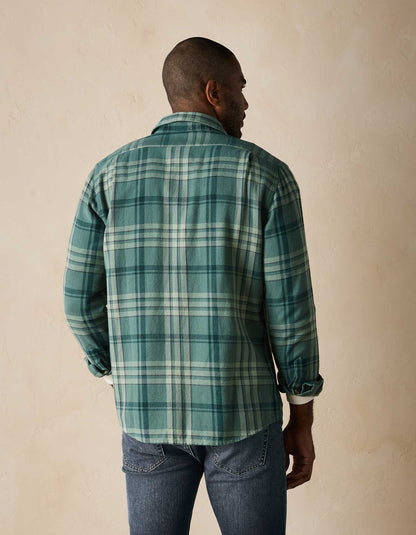 Mountain Overshirt in Juniper Plaid