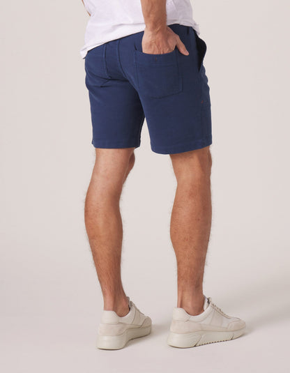 Comfort Terry Utility Short in Dark Blue