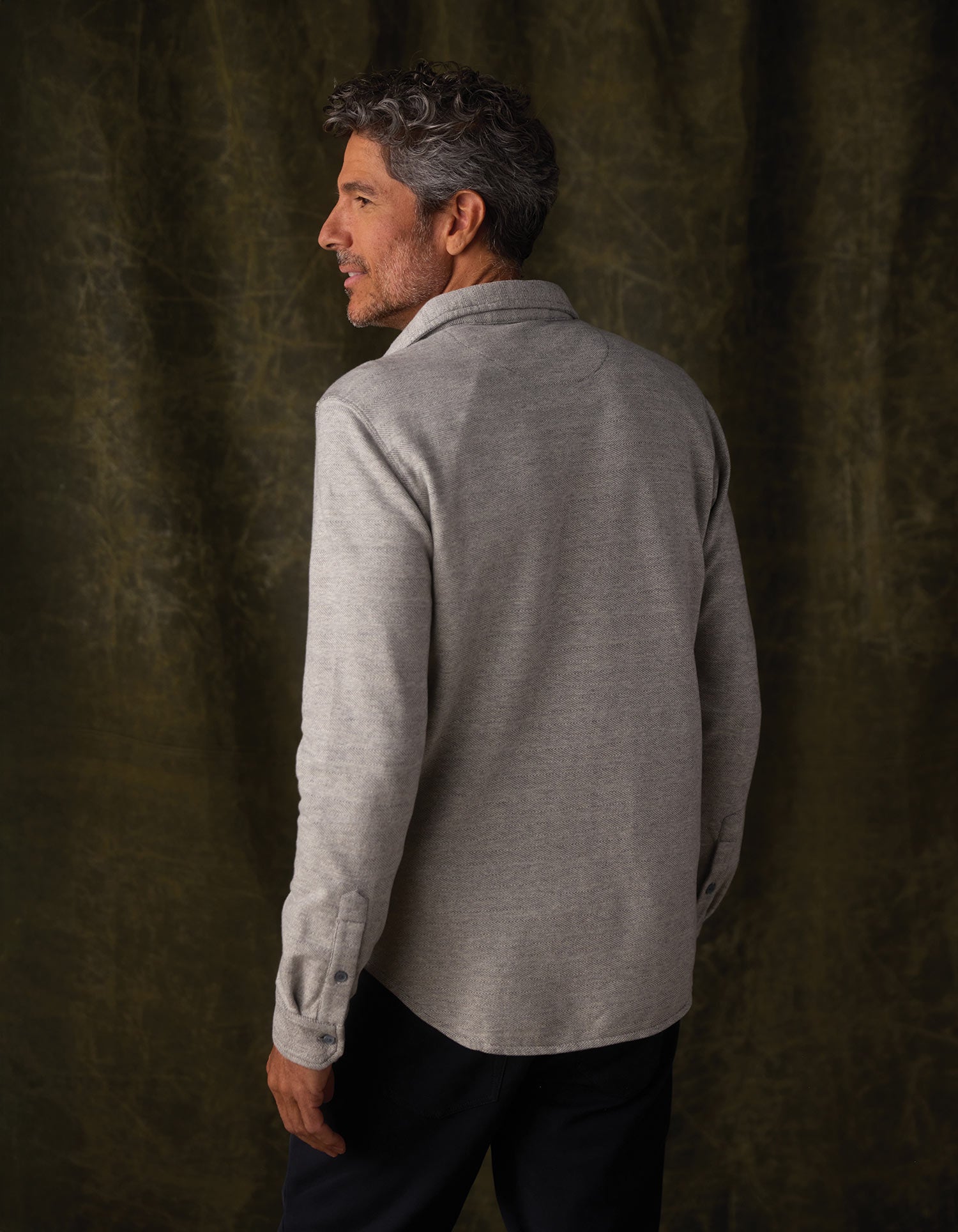 トップス NOROLL NORMAL L/S SHIRT grey check 23FW NOROLL NORMAL SHIRT - PANAMA CHECK / ノーロール ノーマルシャツ