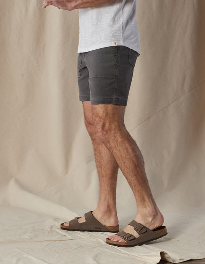 Comfort Terry Utility Short in Shadow