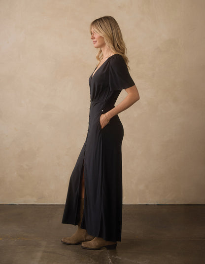 Sawyer Maxi Dress  in Black