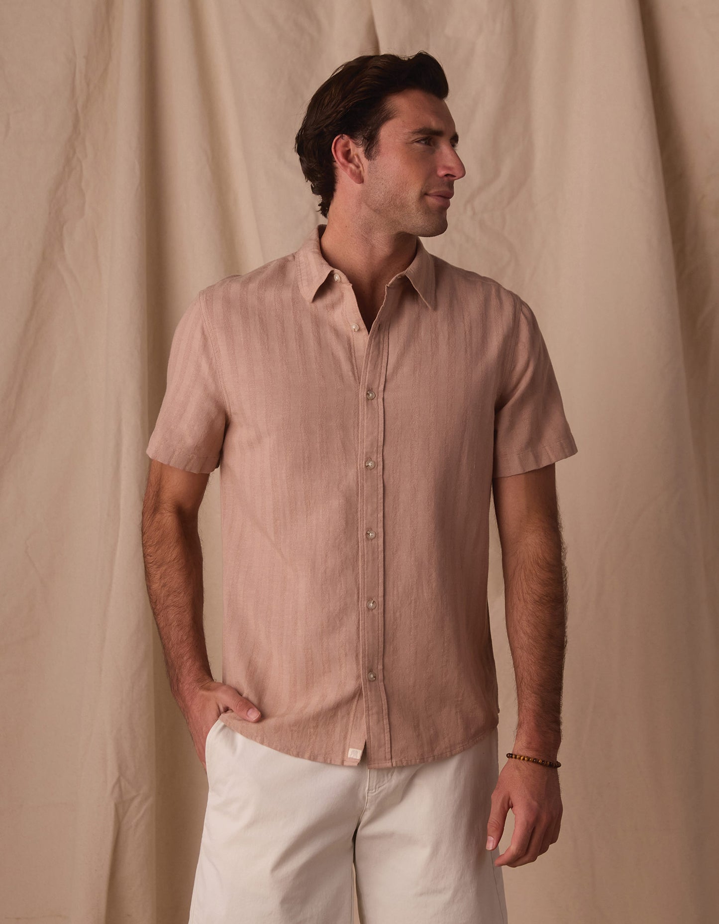 Freshwater Everyday Shirt in Flax