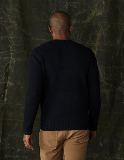 Homebound Crewneck Sweater in Navy