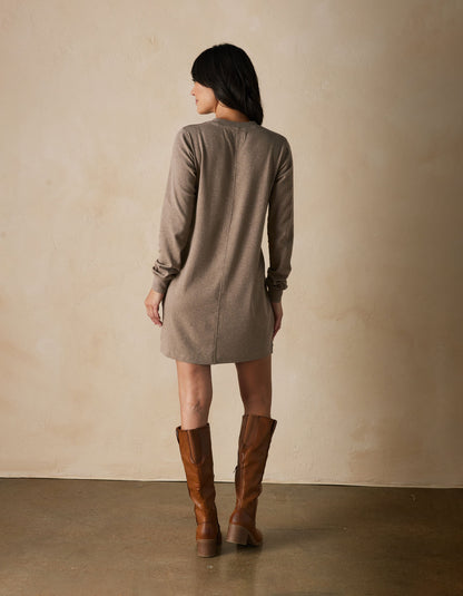 Puremeso Everyday Dress in Taupe