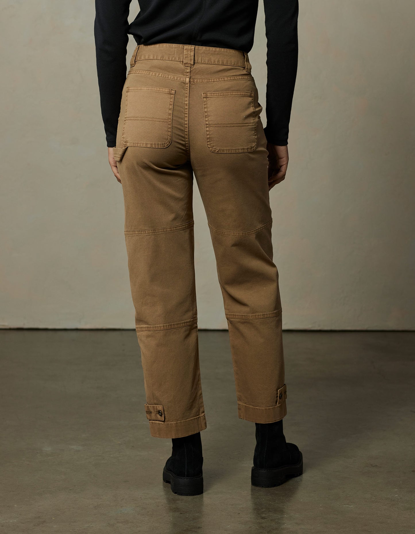 James Canvas Utility Pant in Russet