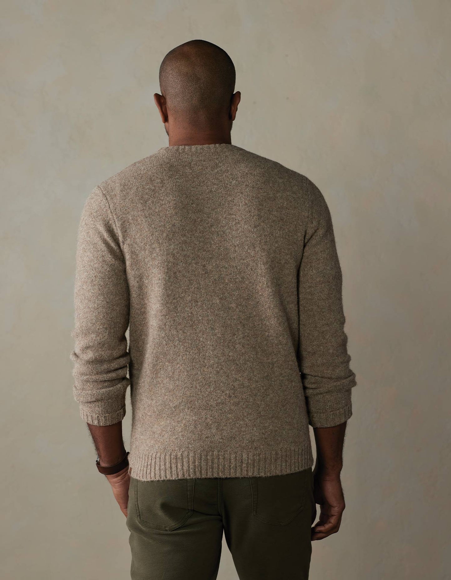 Homebound Crewneck Sweater in Toasted Chestnut