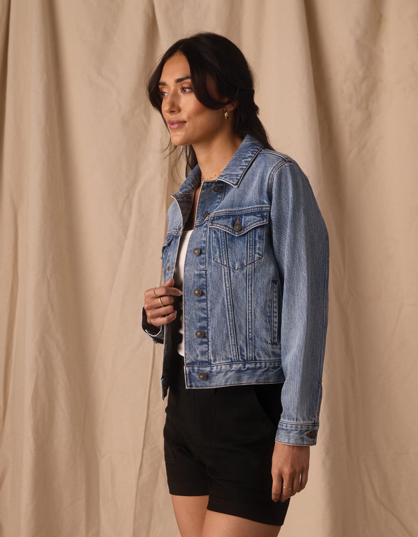 Normal Denim Jacket in Medium Greyson Wash