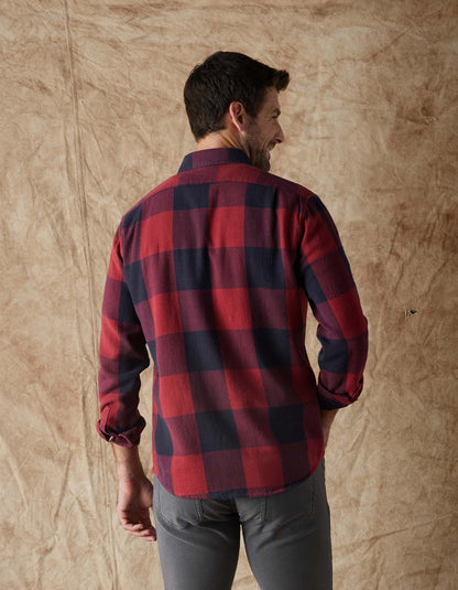 Mountain Overshirt in Red Buffalo