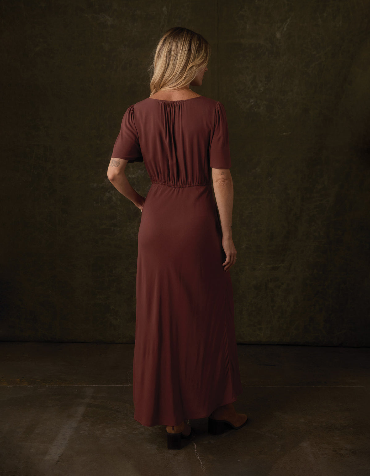 Sawyer Maxi Dress  in Cocoa