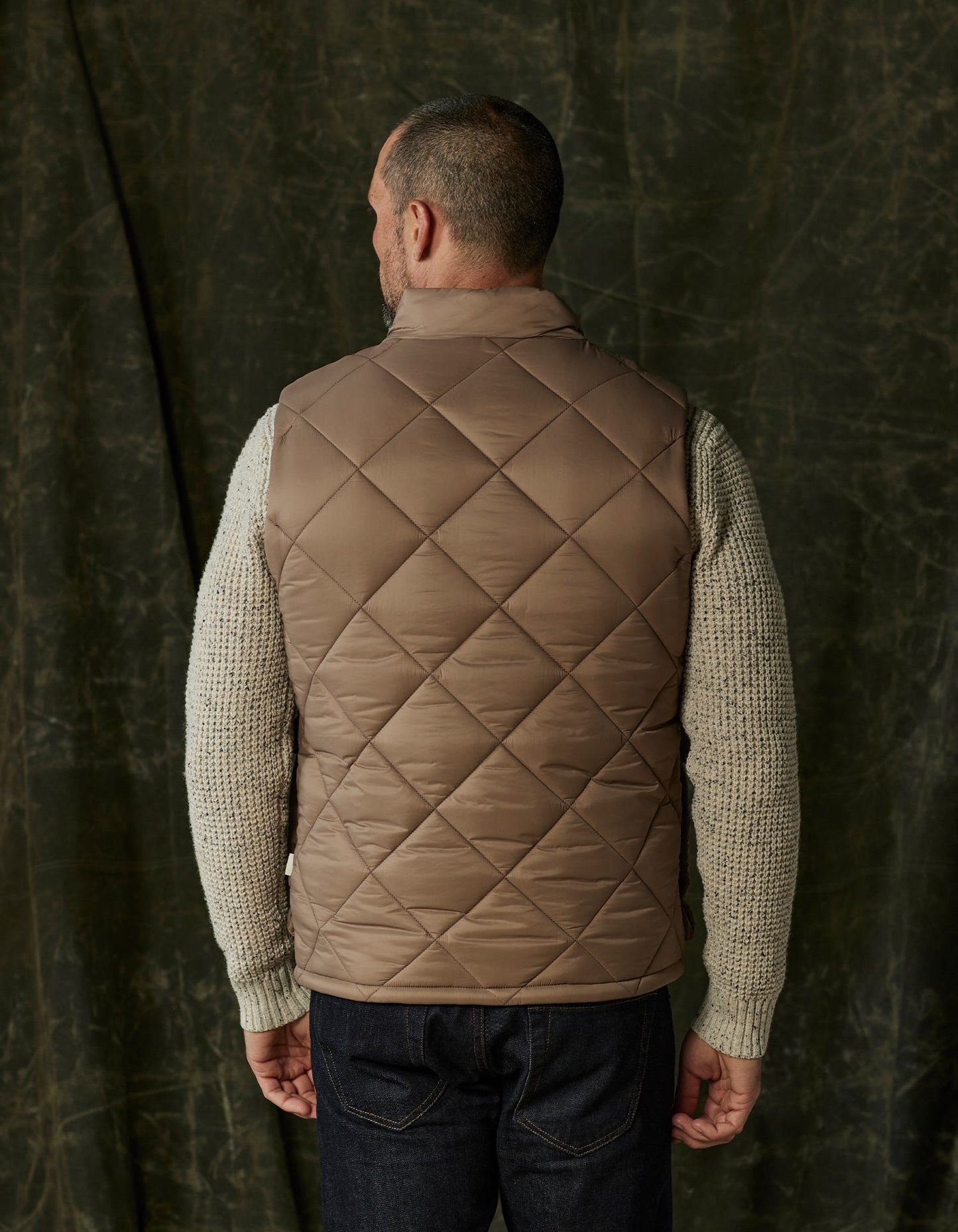 Parker Vest in Pine Bark