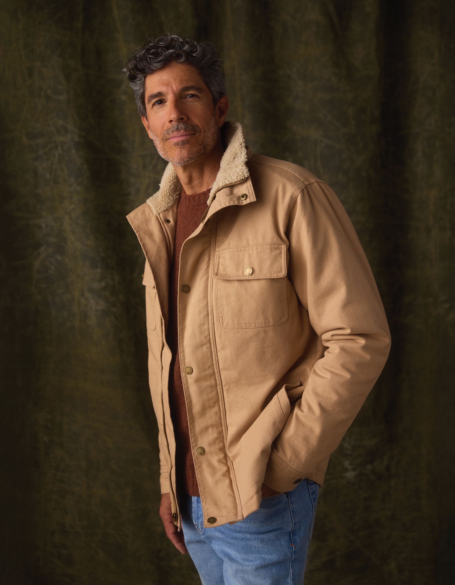 Canvas Chore Coat in Camel – The Normal Brand