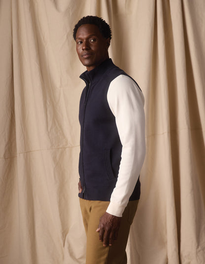 Cooper's Landing Vest in Navy