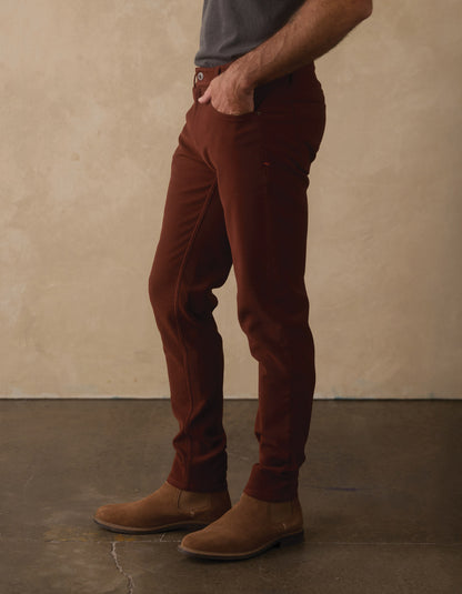 Comfort Terry Pant in Spiced Brandy