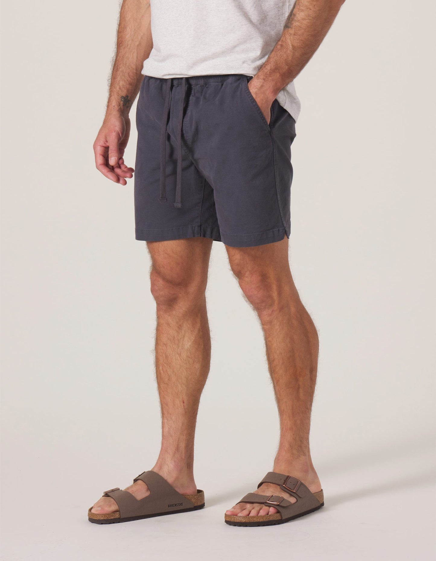 James Canvas Short in Sand Dune