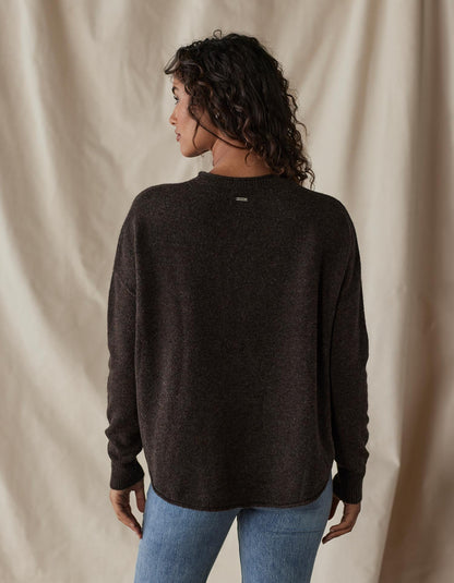 Marianna Crewneck Sweater in Umber