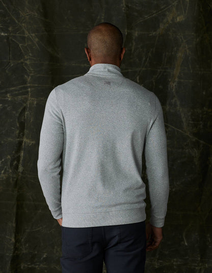 Puremeso Weekend Quarter Zip in Athletic Grey