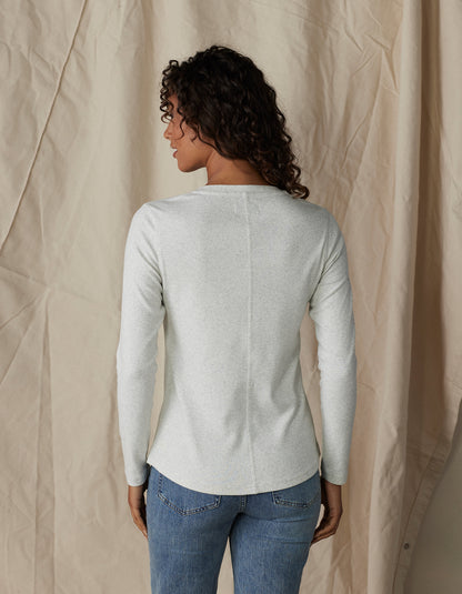 Women's Puremeso Henley in Stone